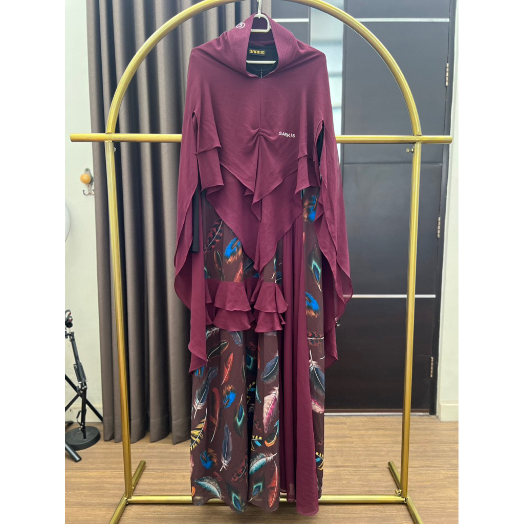 PRELOVED - Set Syar’i Sarkis Hijab