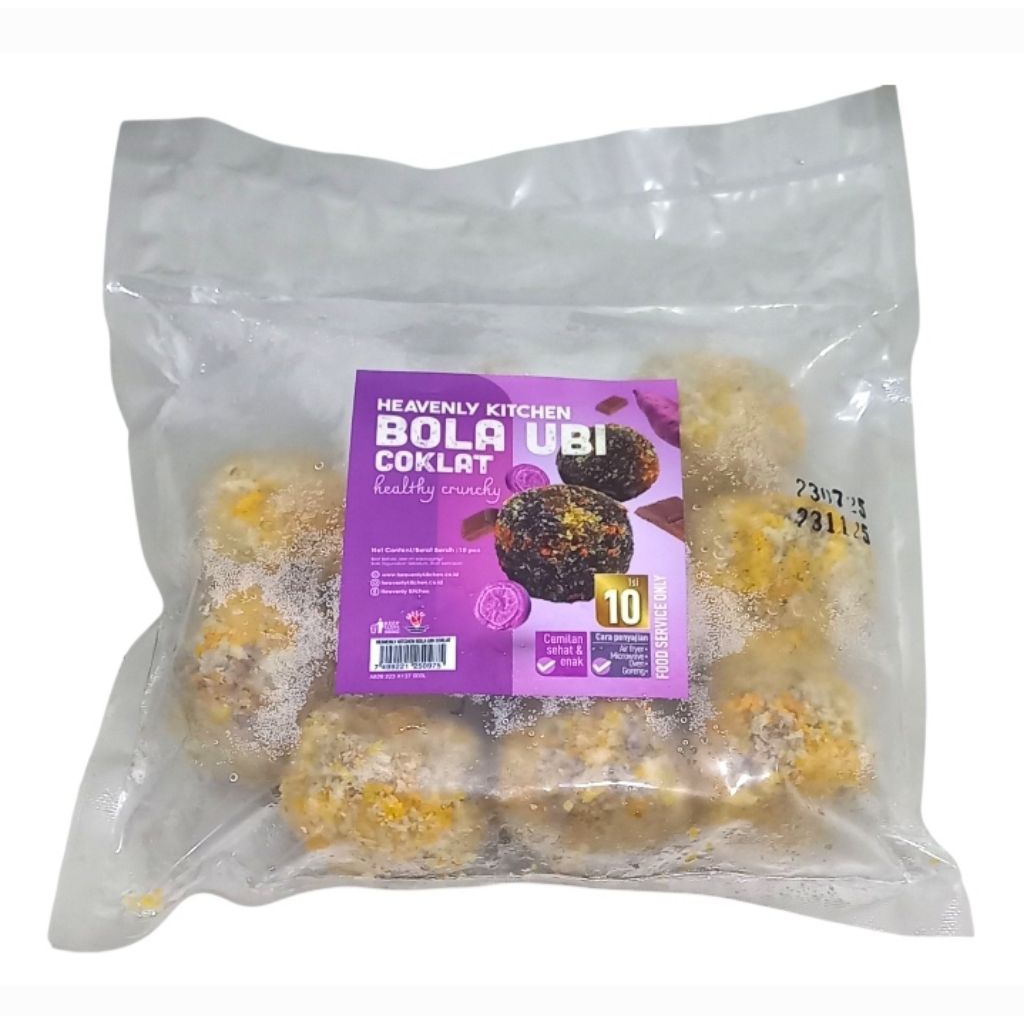 Heavenly Bola Ubi Coklat Lumer | Hot Snack Bola Ubi Coklat Isi 10 pcs/Pack