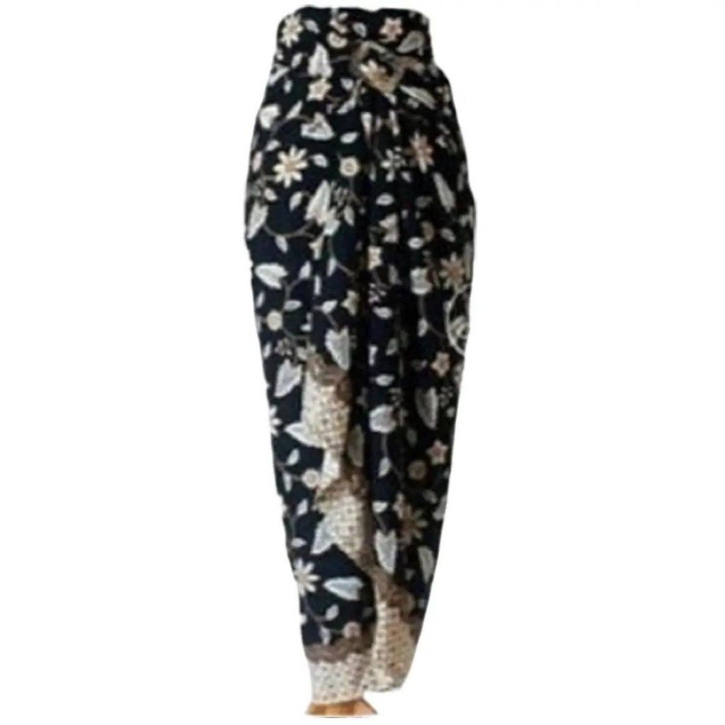 Rok Batik Wanita Bawahan Kebaya Model Kain Lilit Bahan Semi Sutra Silky Motif 015