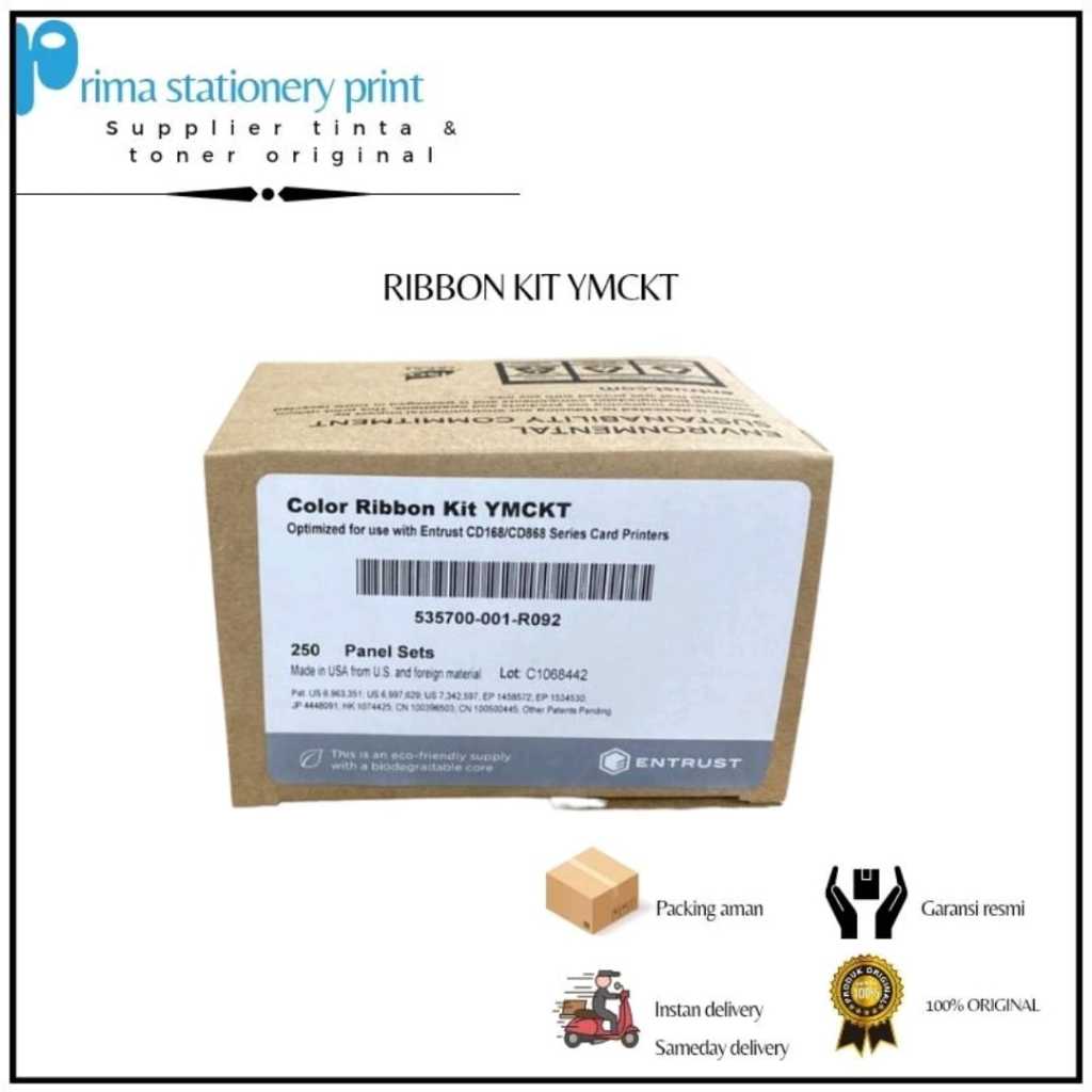 Ribbon Color YMCKT Datacard 535700-001-R092