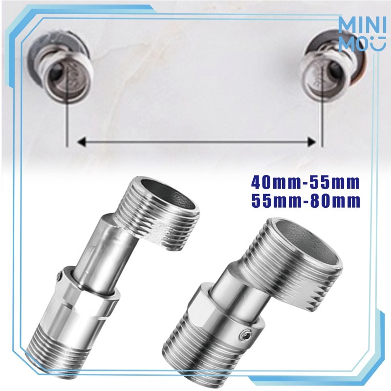 Nepel Z Kuningan Kran drat 1/2"ke 3/4" Panas Dingin Kelas Atas untuk Kran Bath Tub Nepple Kran Kamar