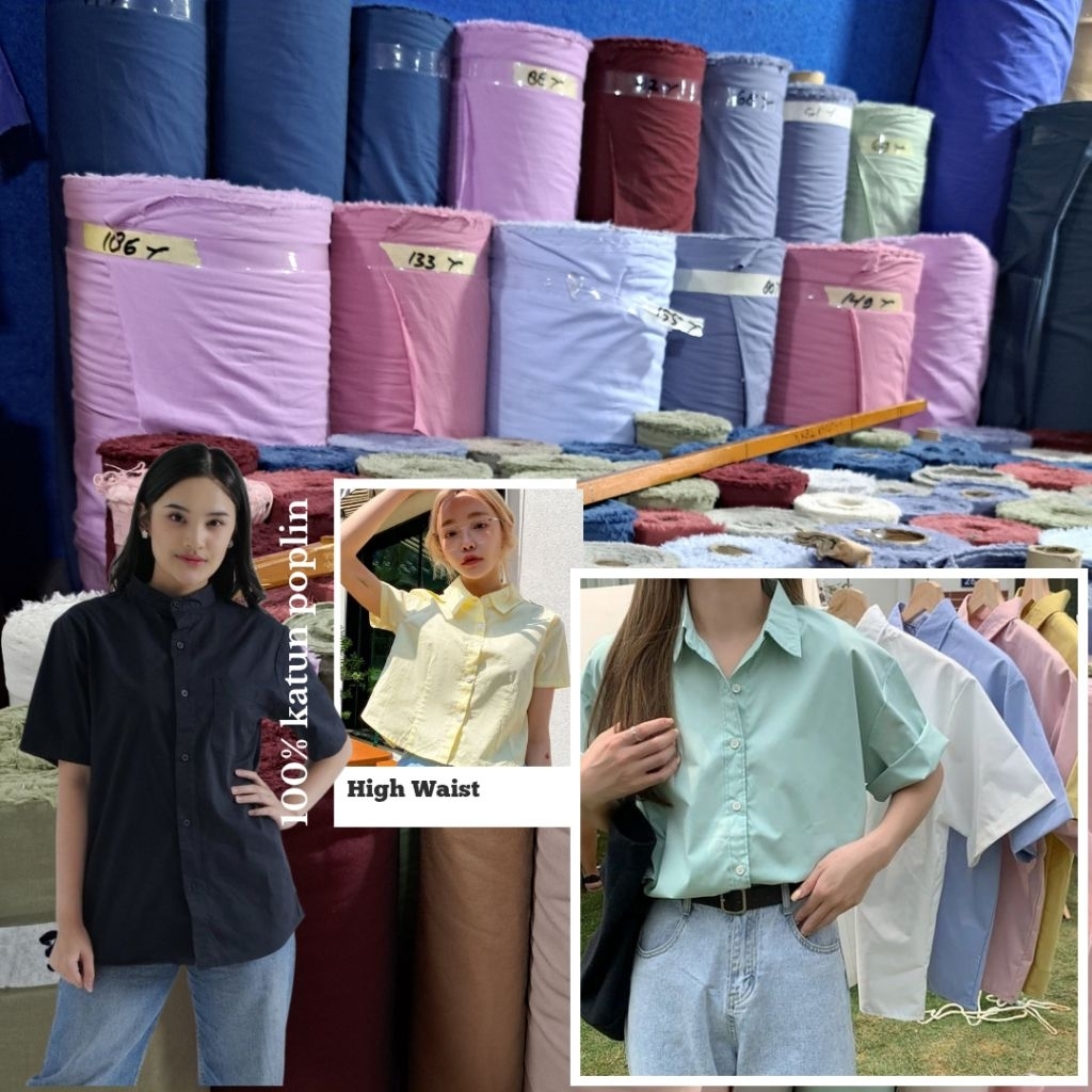 kain katun poplin - kain katun poplin premium - kain katun poplin polos - kain poplin premium import