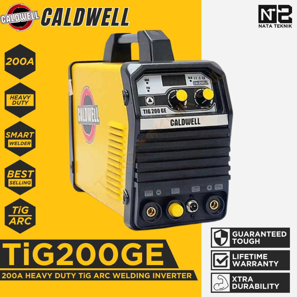 CALDWELL Inverter Welding TIG 200 GE Mesin Las TiG Argon Caldwell TIG 200 GE / TIG200GE Mesin Las Ti