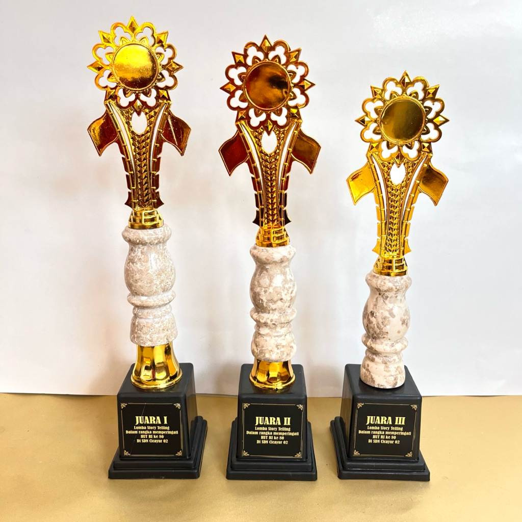 PIALA SATU SET MARMER PIALA TROPHY KEJUARAAN