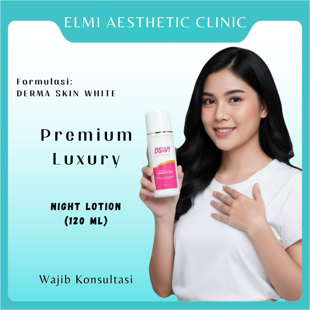 DERMA SKIN WHITE LOTION LUXURY PREMIUM SUPER | WHITENING LOTION PREMIUM | LOTION NIGHT EXTRA DOSIS T