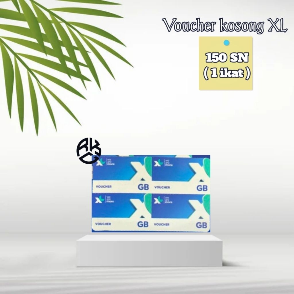 Voucher kosong XL 400SN murah / Voucher Blank XL 1 Box Nasional / Voucher Zero XL injek kuota / Vouc