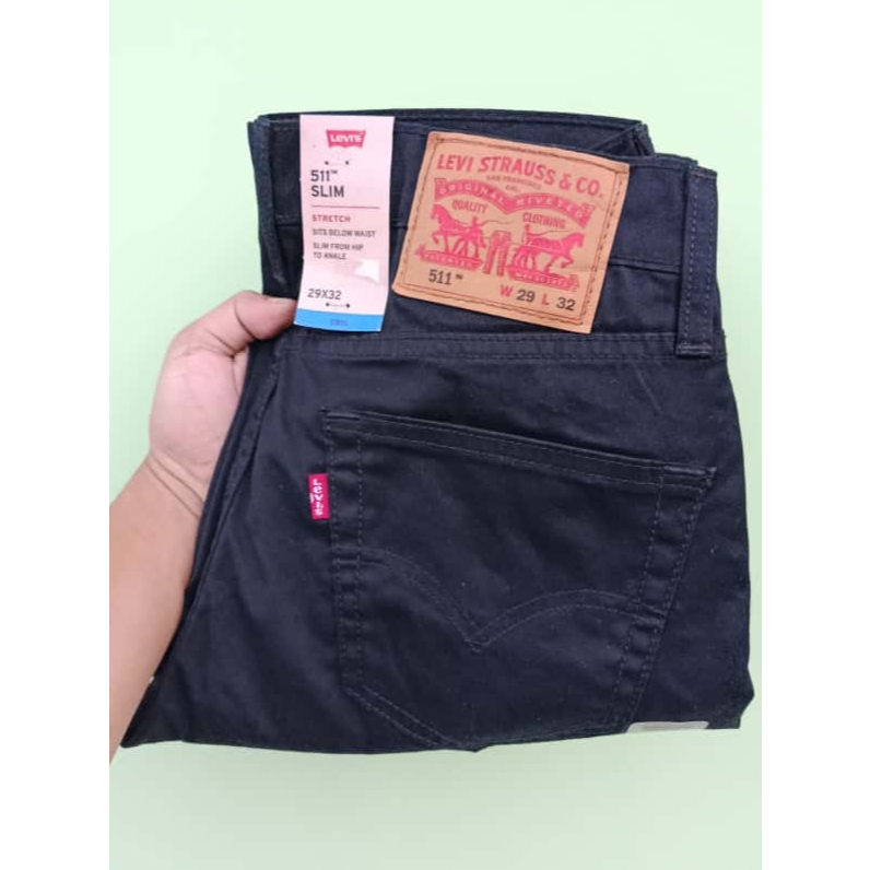 Levi's Cool 511 Slim Fit Twill Black