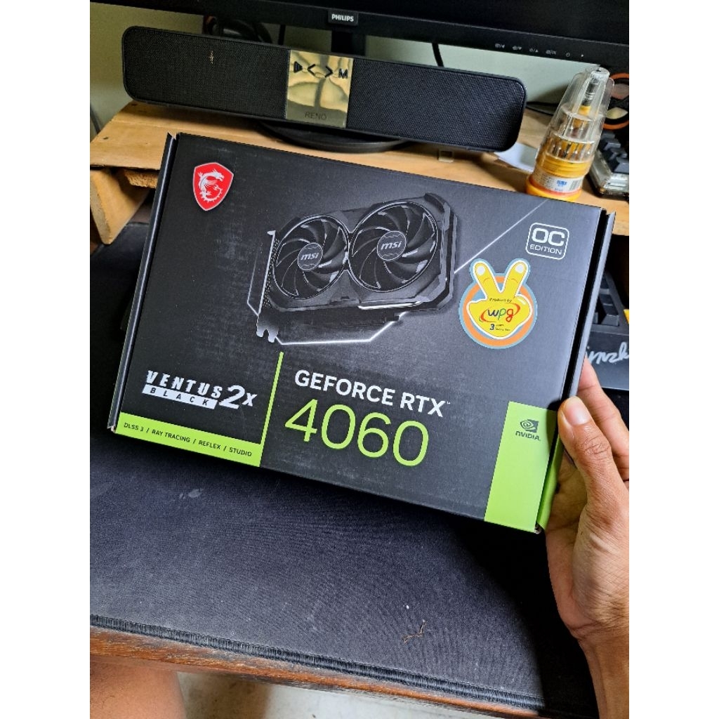 Box Vga Msi Ventus 2x  rtx 4060