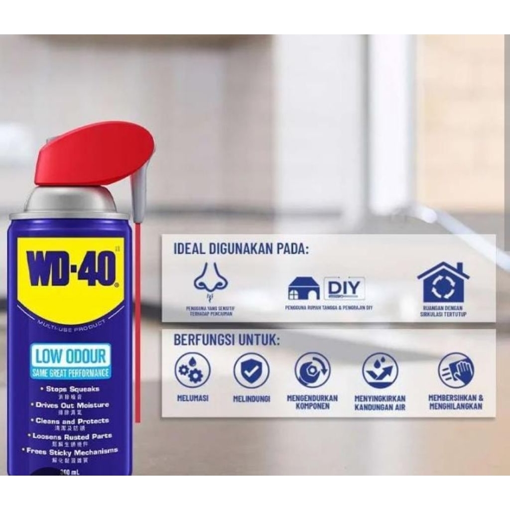 WD 40 LOW ODOUR | Tidak Bau | Terlaris