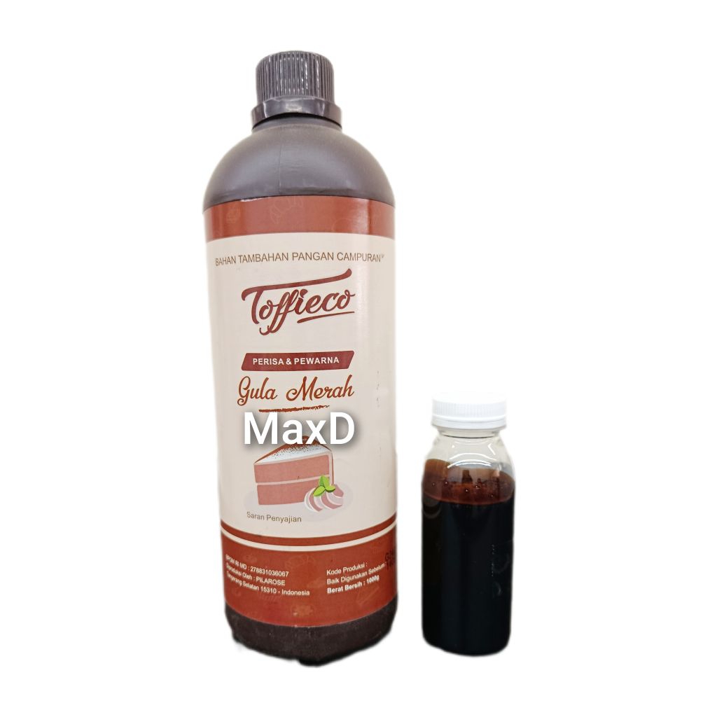 Toffieco Perisa& Pewarna Gula Merah Repack 100 Ml (EXP. 14 MEI 2026)