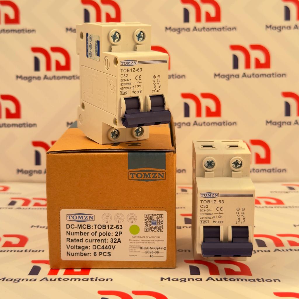 TOMZN 2P DC 440V MCB 25A 63A 32A CIRCUIT BREAKER - TOMZN 2P DC 440V MCB 25A CIRCUIT BREAKER, TOMZN 2