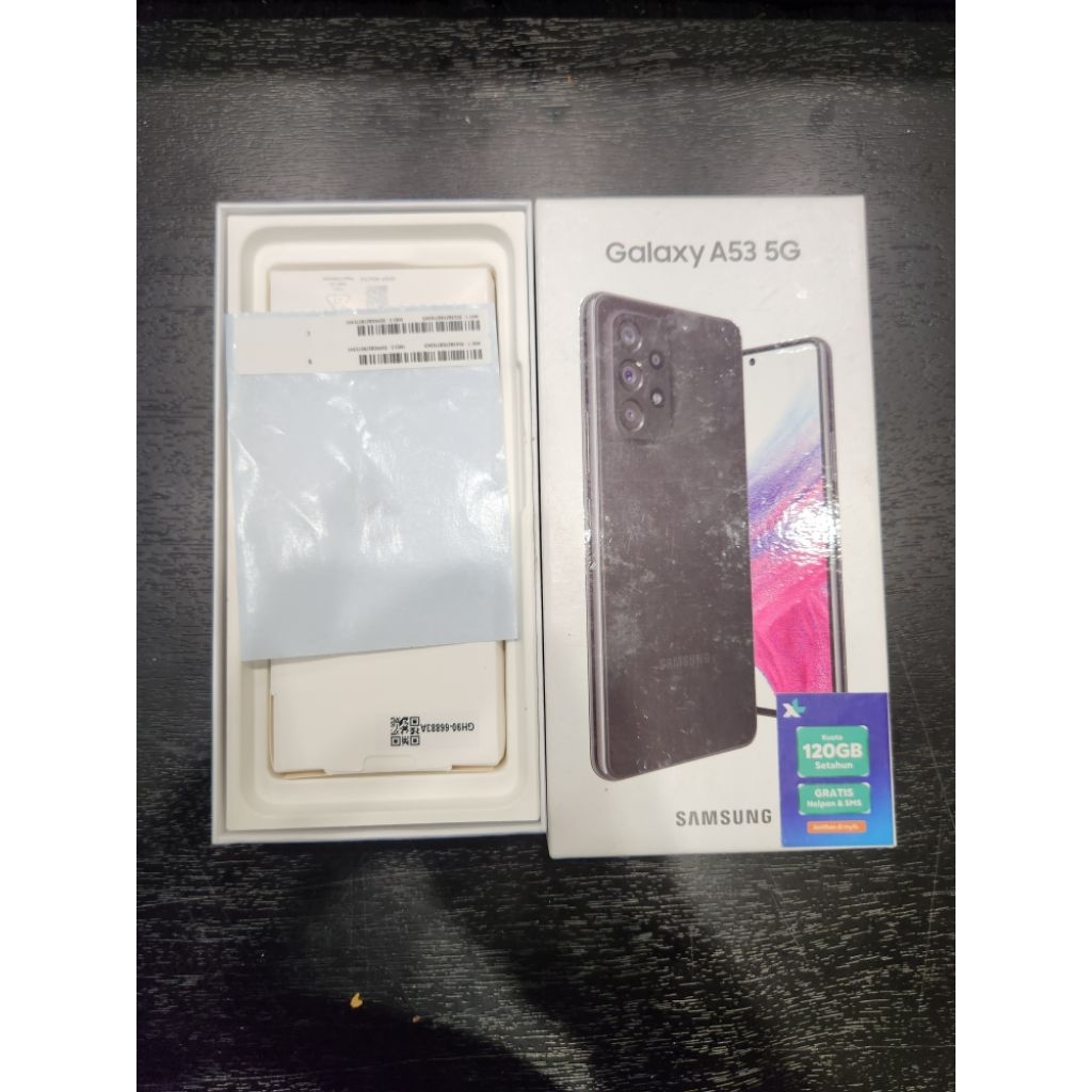 Box / Dus Samsung Samsung A53 8/256 GB Black  - Ori copotan