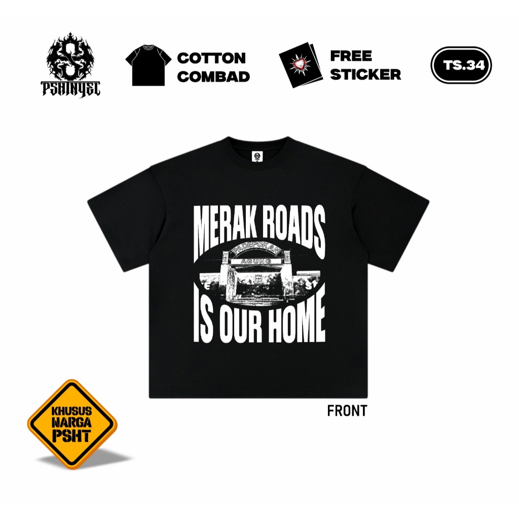 Kaos Psht Desain Simpel Terbaru Baju Distro Sh Terate Kata Kata Desain Merak Roads Original PSHTNYEL
