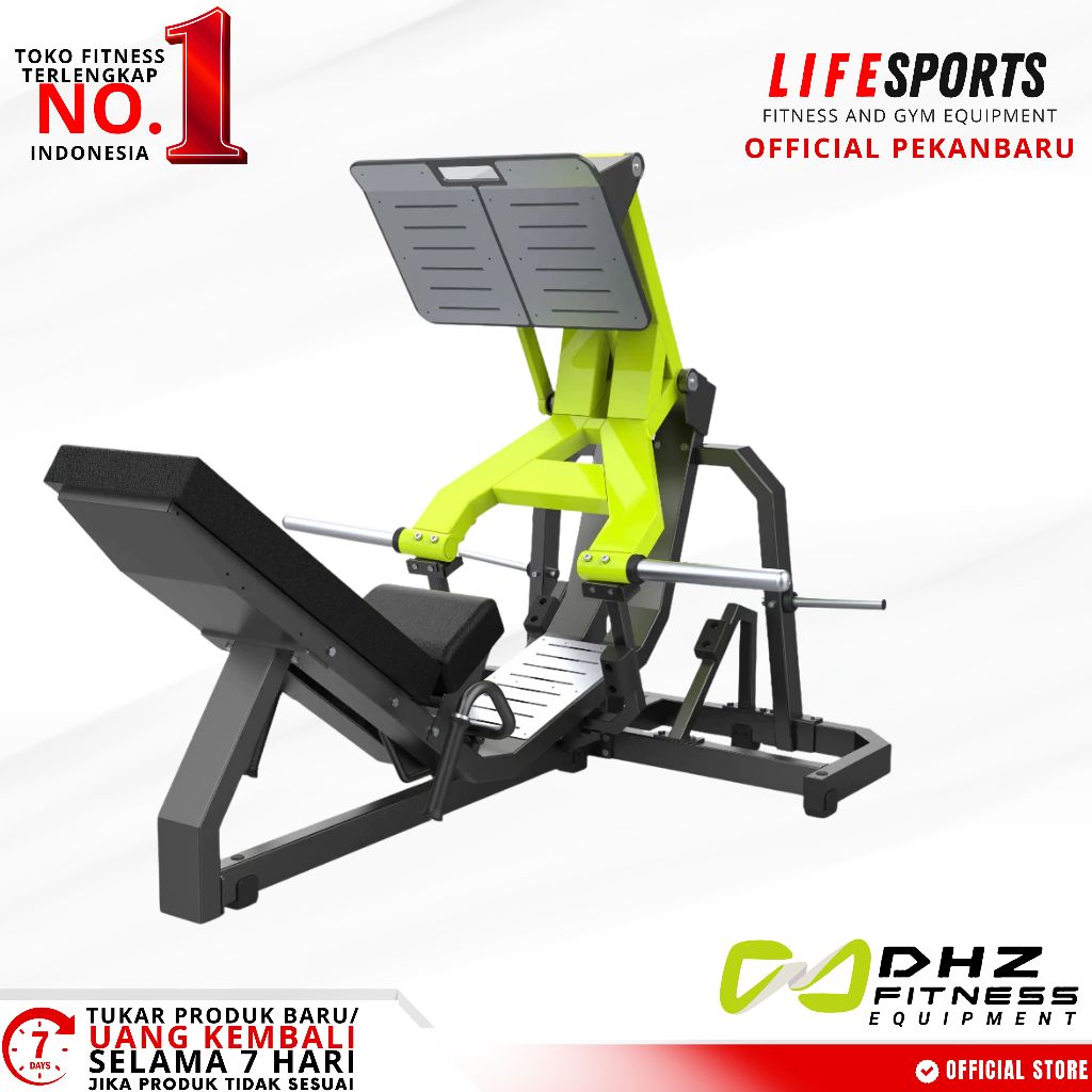 LIFESPORTS - Alat Fitness Gym Machine Leg Press Plate Loaded Discovery R DHZ Y950Z