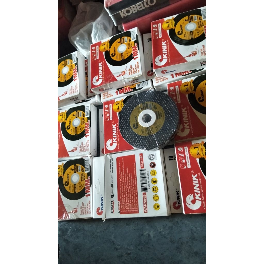 BATU GERINDA POTONG KINIK 4" x 1MM CUTTING WHEEL MATA GERINDA POTONG