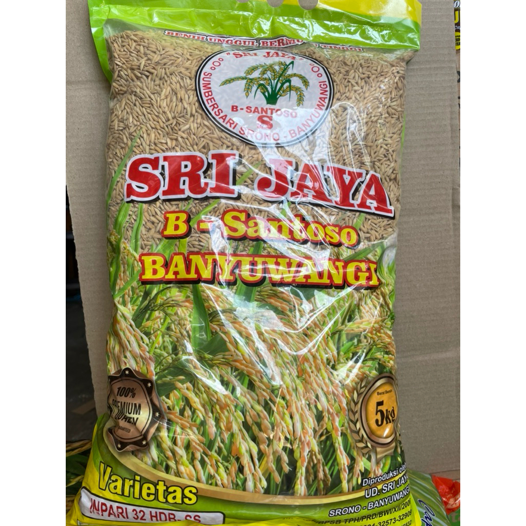 Padi Inpari-32 HBD SS Sri Jaya B-Santoso Banyuwangi 5kg