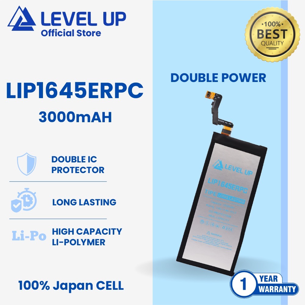 LEVEL UP Baterai Sony Xperia XZ1 / XZ1 Docomo / SOV36 / SO-01K LIP1645ERPC Double Power