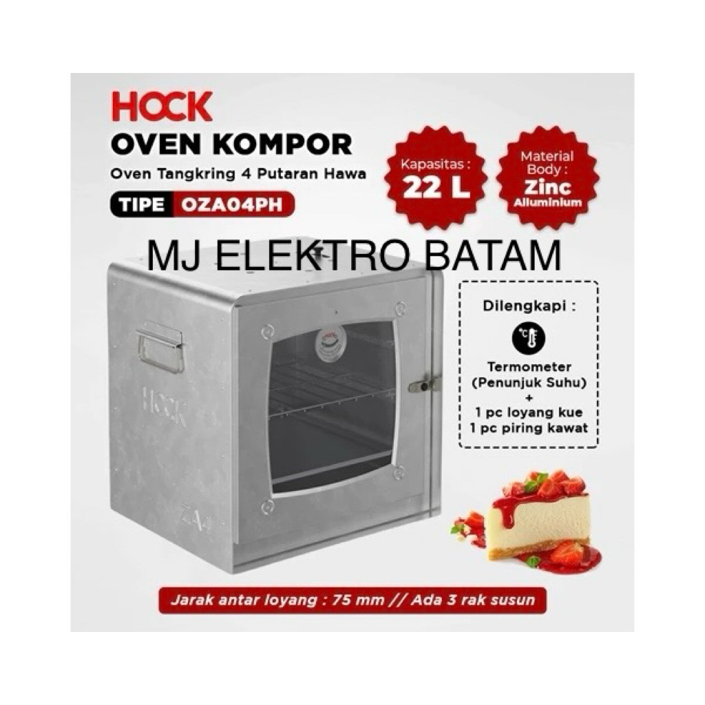 KOTA BATAM - Oven Hock No 4 Premium Tempat Arang Api Atas Oven Kompor Tangkring Bakar GARANSI RESMI