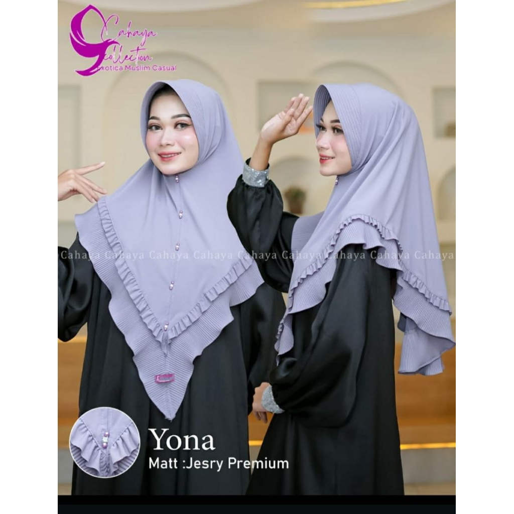 HIJAB CAHAYA YONA//HIJAB INSTAN DEWASA//HIJAB INSTAN