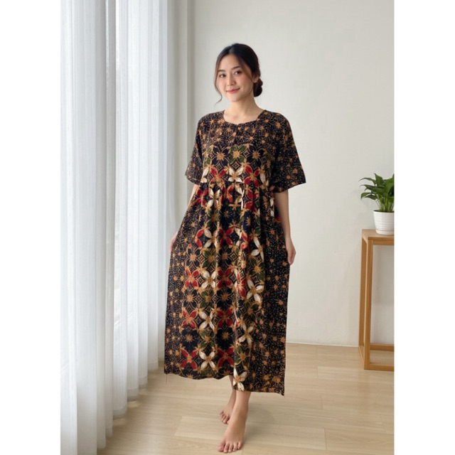 Daster Chibi Colet Putri Diana | Daster Batik Putri Diana LD 120 | Daster Batik Cap Pekalongan