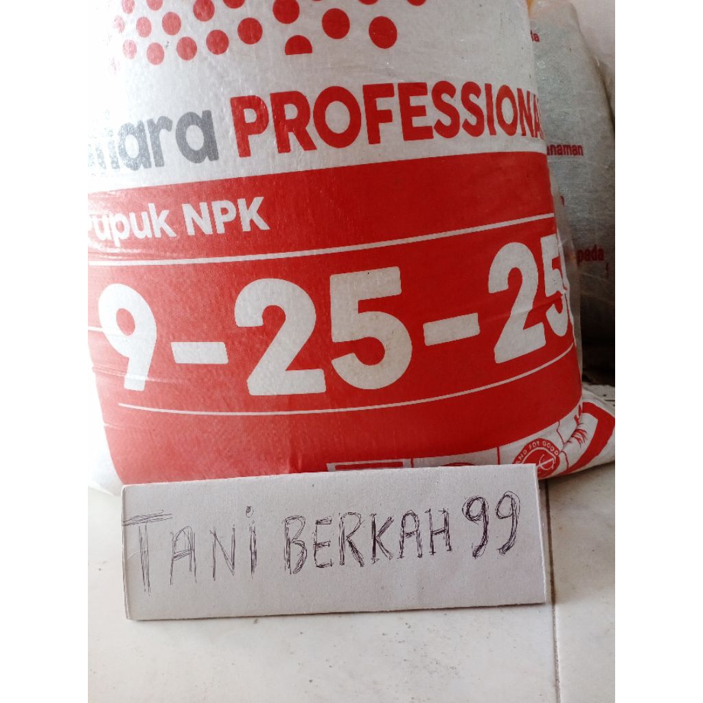 Pupuk NPK PROFESSIONAL 9.25.25 1kg repack | professional| mutiara| NPK| Pupuk