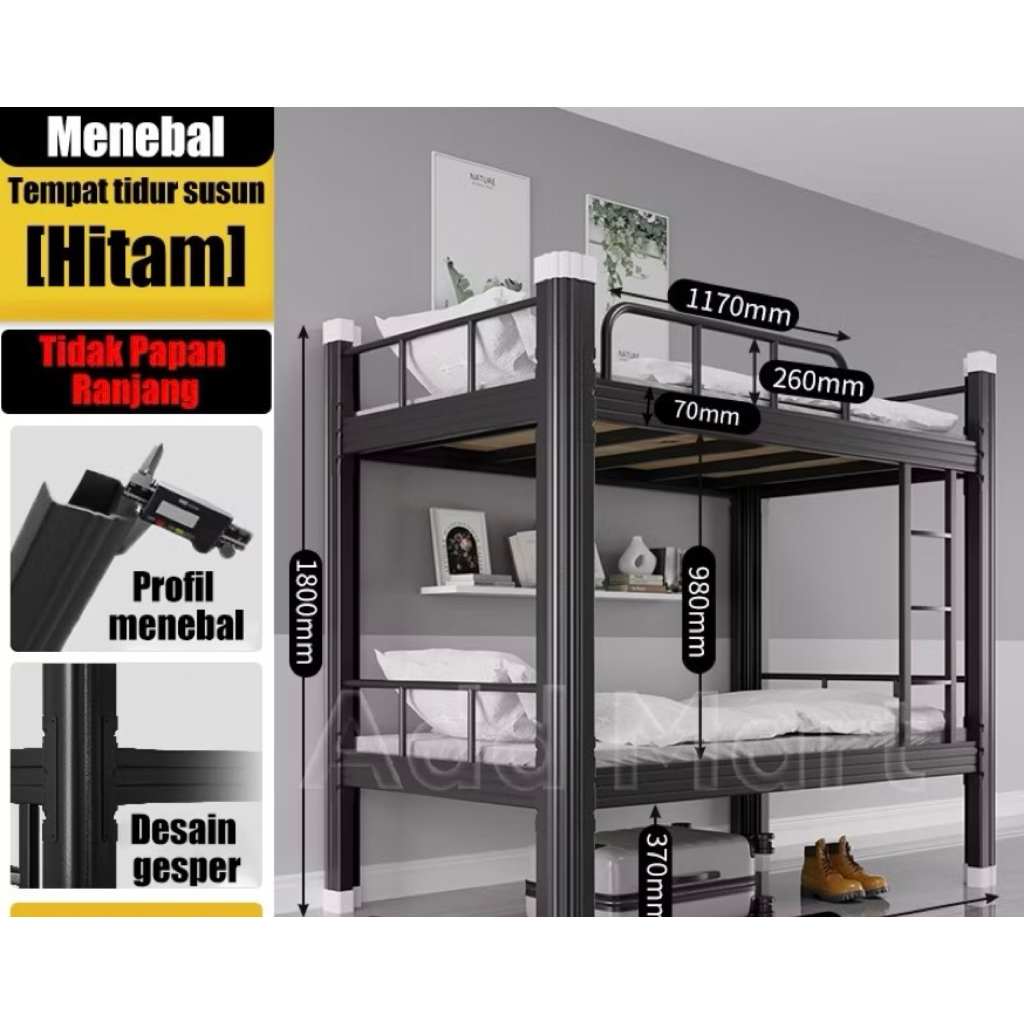 Ranjang susun ranjang tingkat ranjang besi ,Ranjang Susun Besi 2 Tingkat | Divan Susun 2 Tingkat