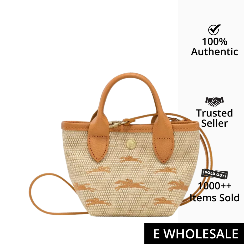 Longchamp Le Panier Pliage XS Basket Bag Apricot (10206HCF222)
