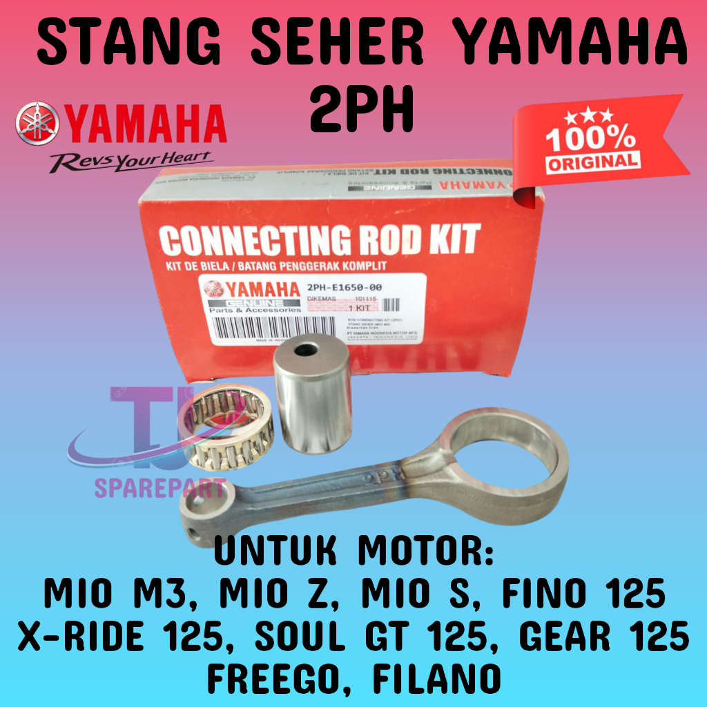 STANG SEHER ONLY KODE 2PH ORI 100% YAMAHA PISTON Mio M3,Mio Z,Mio S,Fino 125,X-Ride125,Soul GT125
