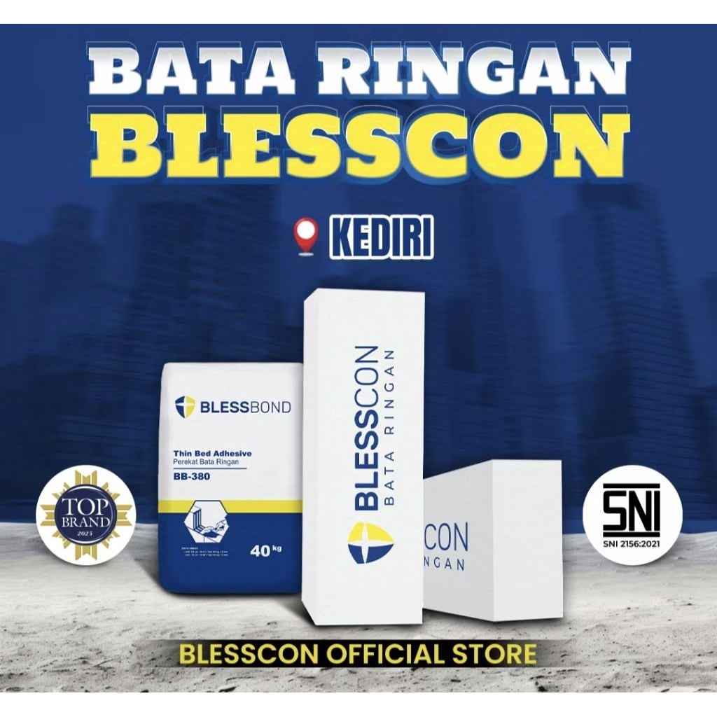 Blesscon Bata Ringan 11,52 Meter Kubik Isi 960 Pcs
