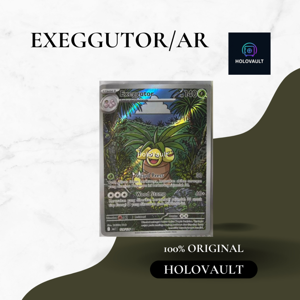Holovault - Pokemon TCG Indonesia Exeggutor/AR