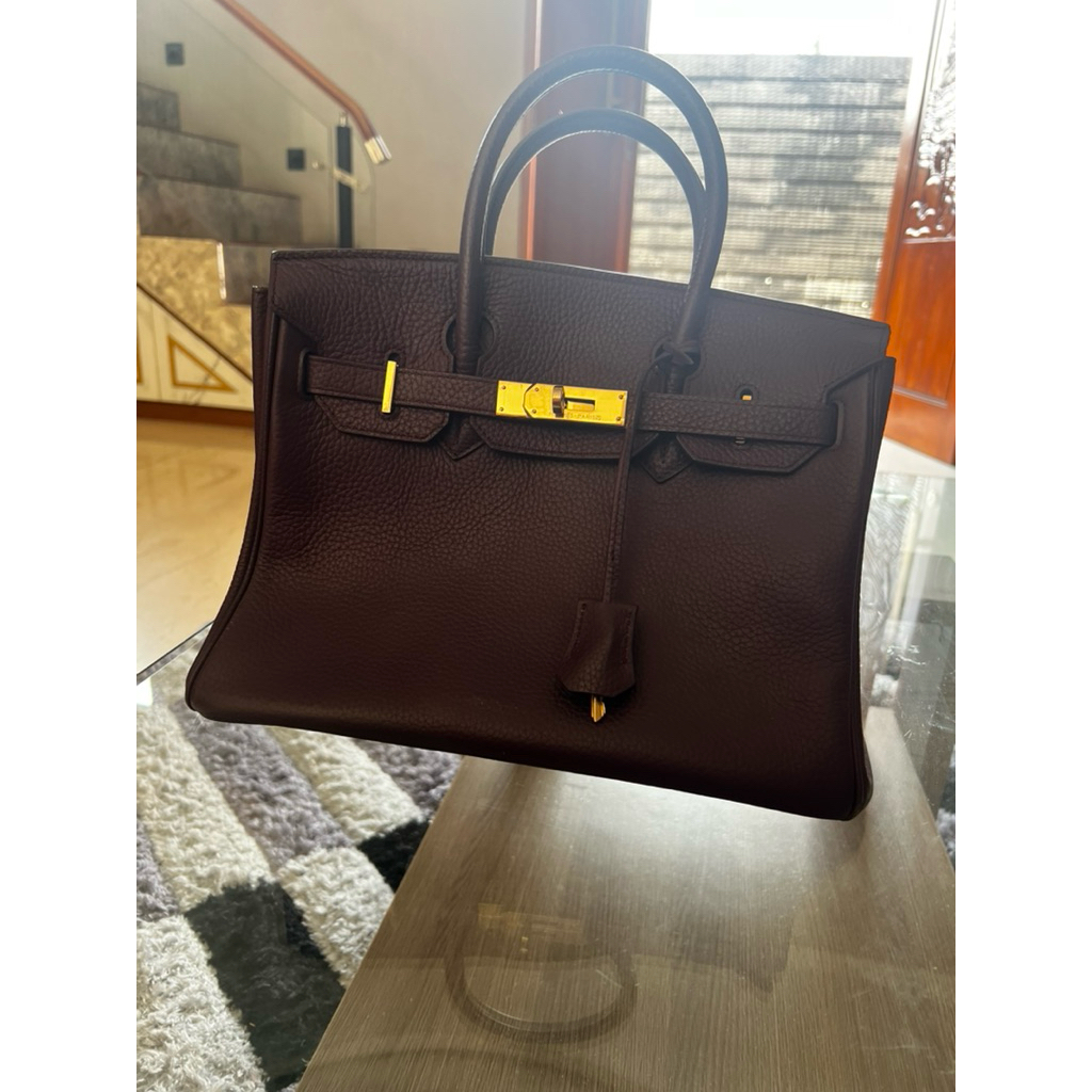 Tas H3rmes B1rkin ungu tua