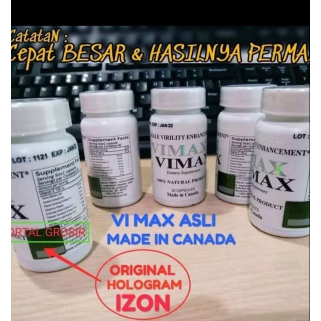 Vimax kapsul obat herbal canada Original