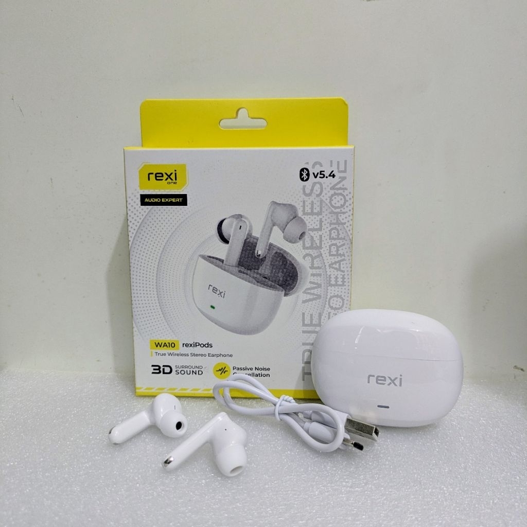 REXI WA10 True Wireless Stereo Earphone 3D SURROUND SOUND 5.4