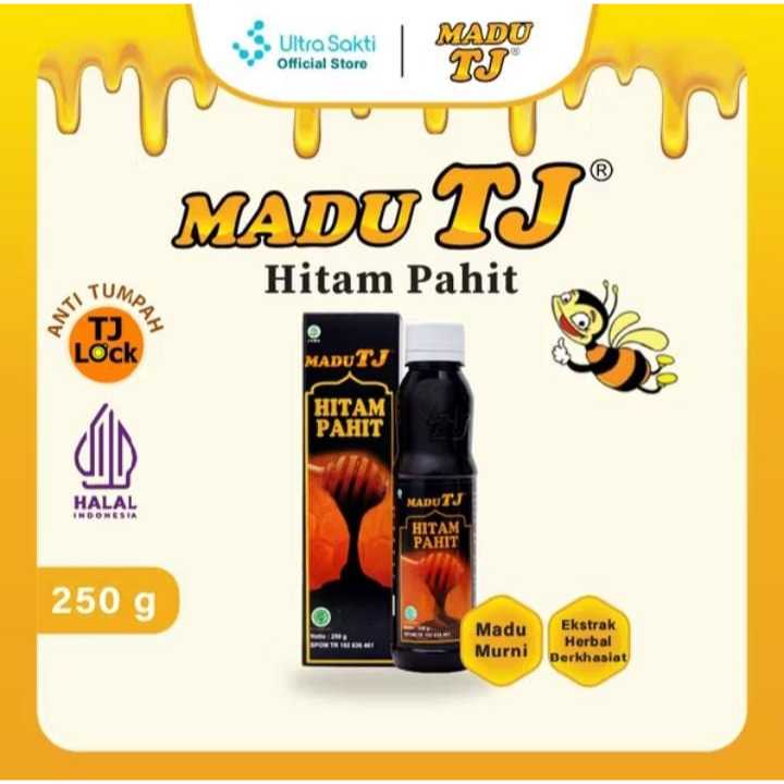 MADU TJ HITAM PAHIT 250 GRAM