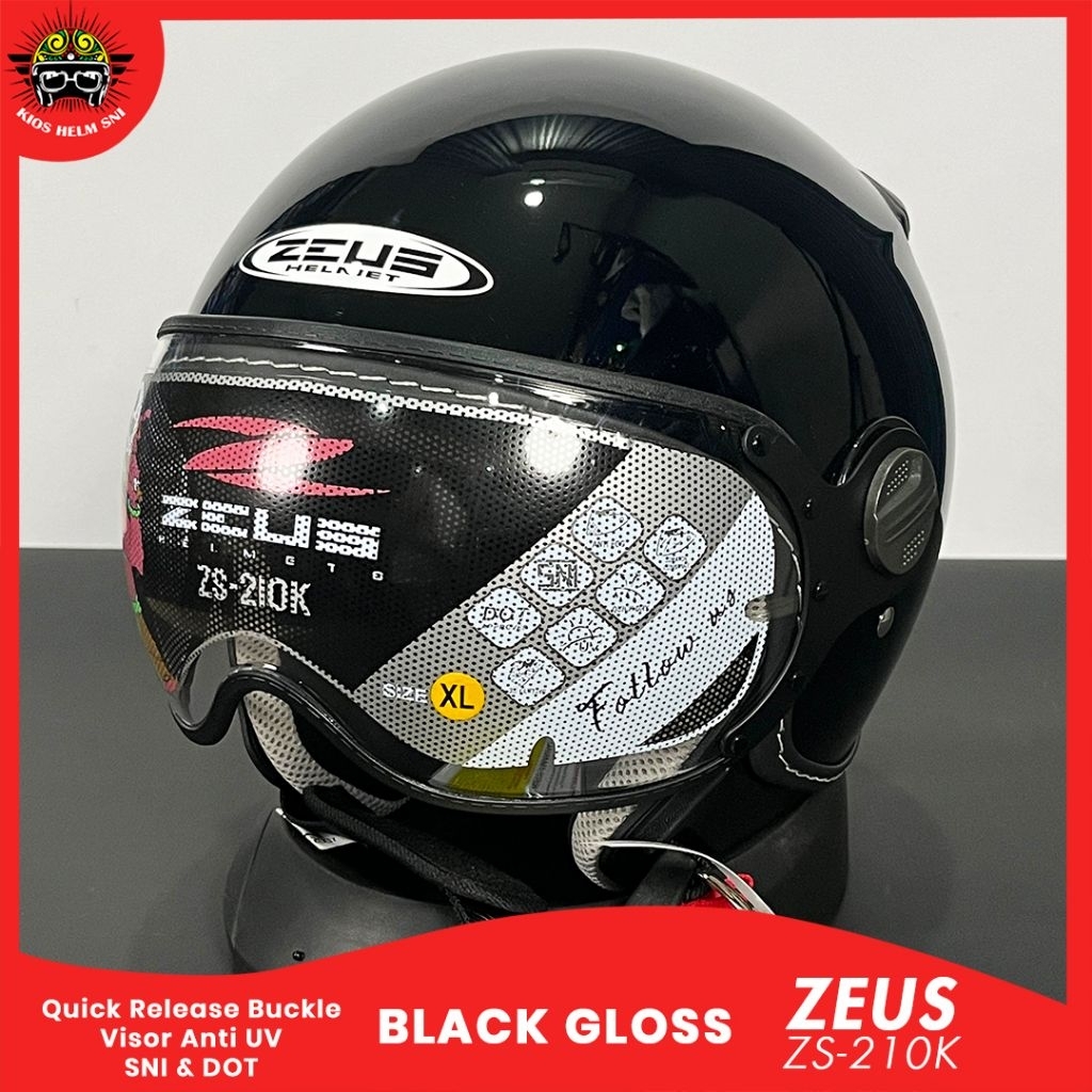 Helm Retro Zeus ZS 210K Original