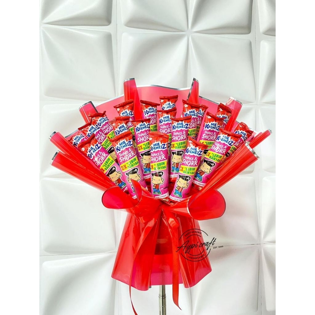 kirim by expedisi Buket snack / bucket makanan / bouquet jajanan / buket bekasi / jakarta / tambun /