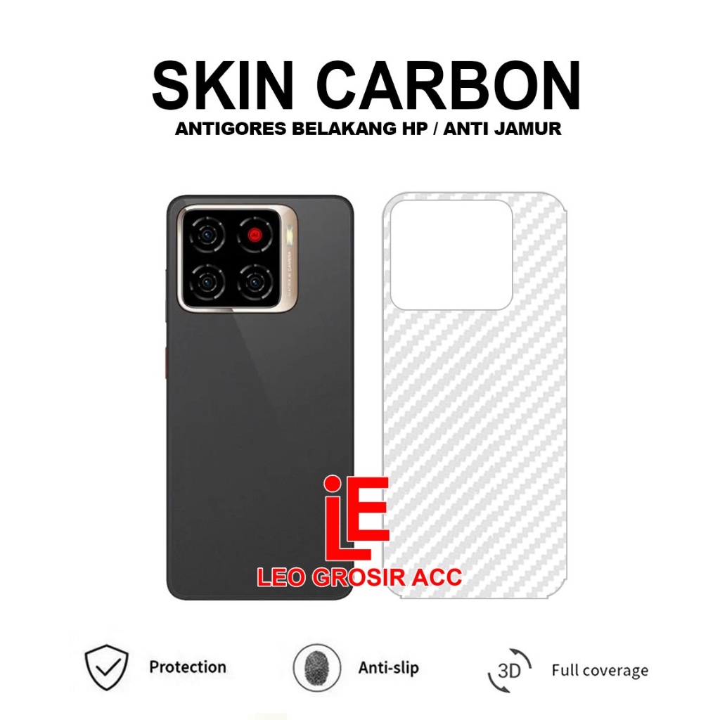 NUBIA A56 NUBIA A36 NUBIA FOCUS 2 NUBIA BLADE V70 NUBIA FOCUS PRO SKIN CARBON ANTI JAMUR  ANTIGORES 