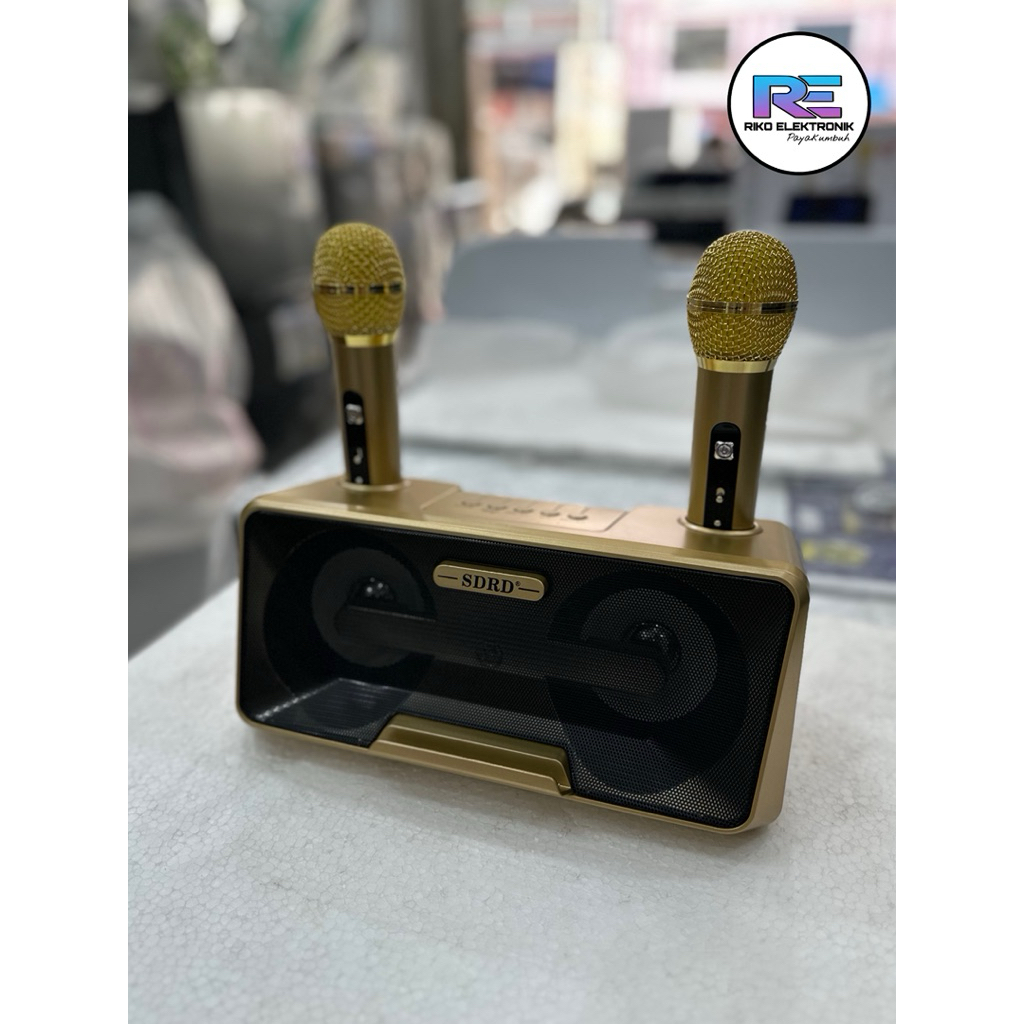 Speaker sd301 Speaker bluetooth + 2 mic wireless SDRD / fleco SD 301