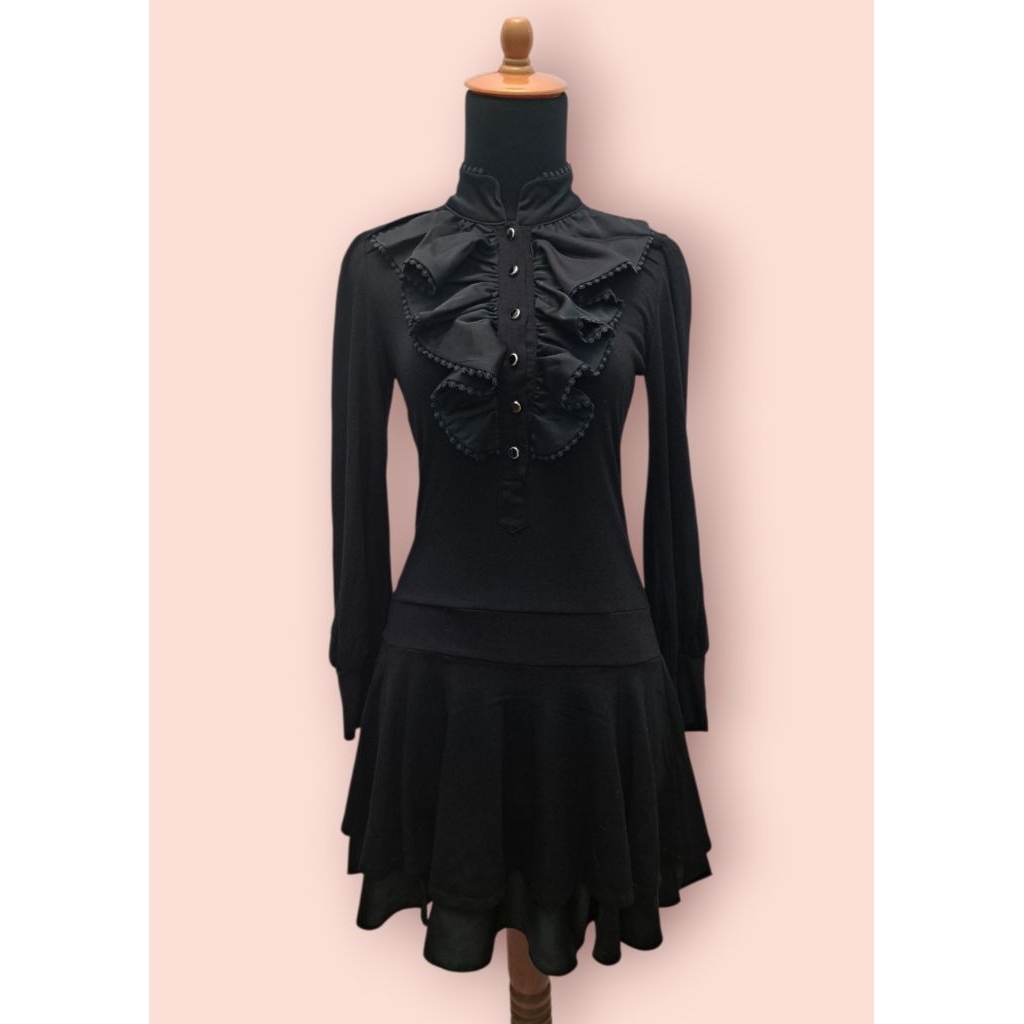 Black Lolita Noni Ala Wednesday Dress