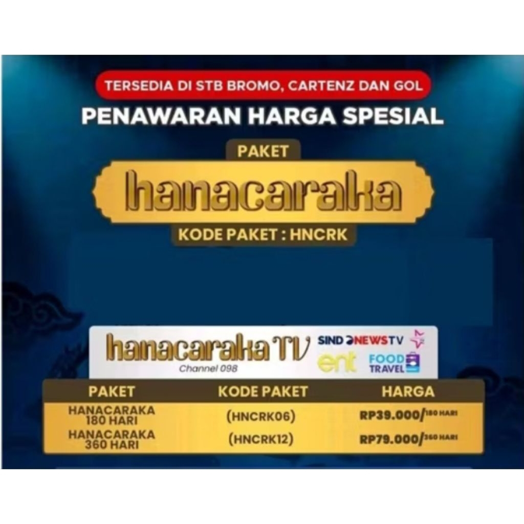 Voucher Paket Hanacaraka K-Vision