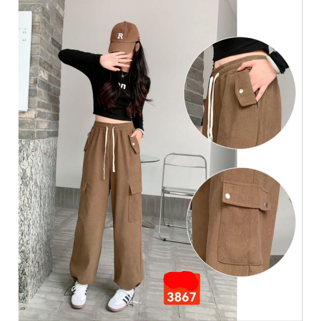celana wanita  cargo codoray premium terbaru