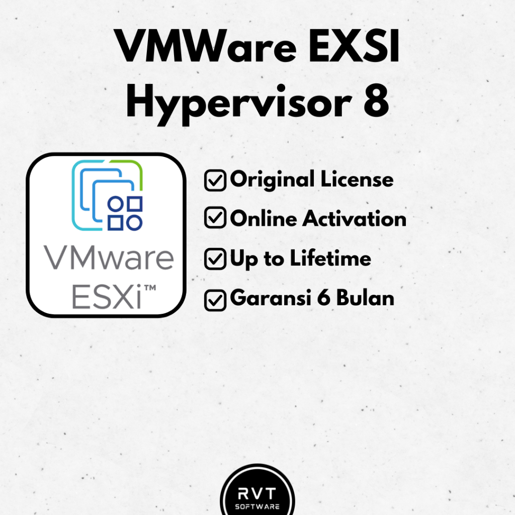 VMware VSphere 8 Hypervisor EXSI Original License Lifetime