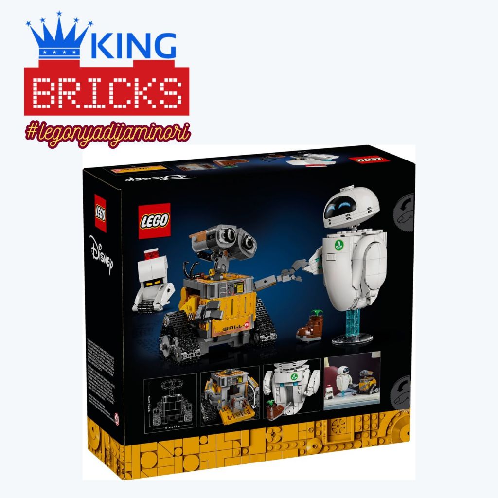 LEGO 43279 DISNEY WALL-E and EVE