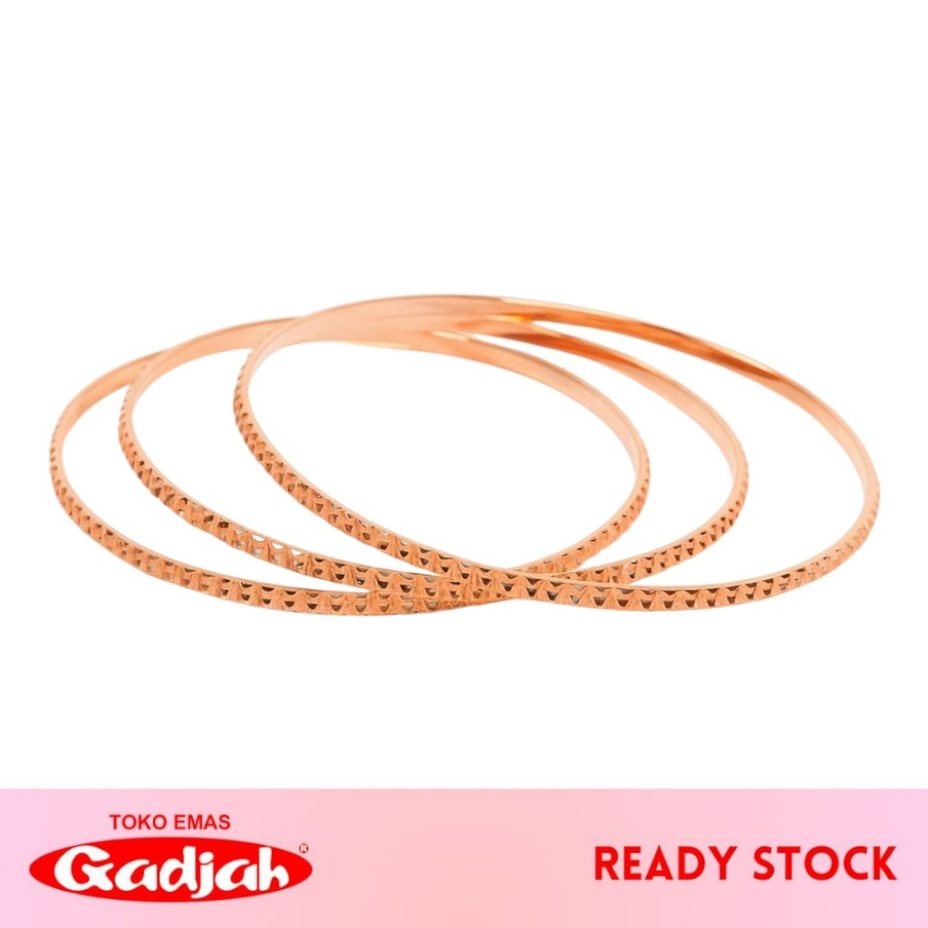 Gelang Emas Keroncong Flat Cap Piramida - Toko Emas Gadjah