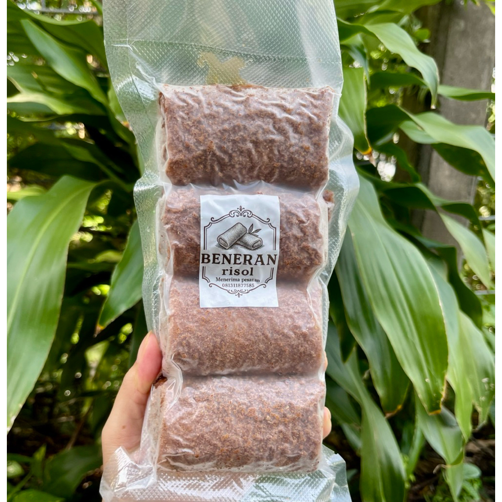 Risoles pisang coklat lumer kemasan frozen isi 4pcs