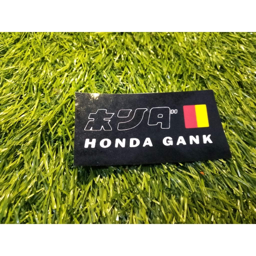 stiker vinyl Honda gank