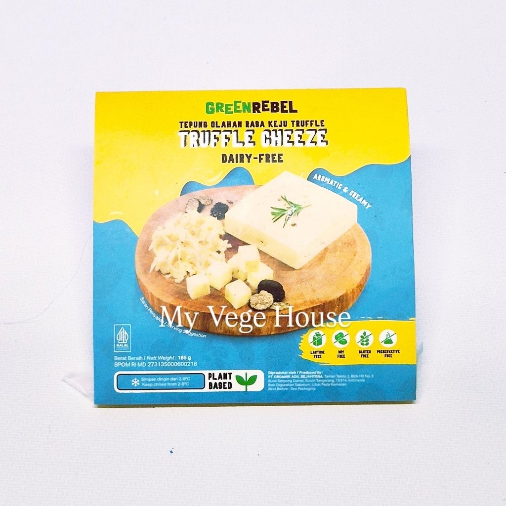 Truffle Cheese Vegan / Keju Truffle Vegan