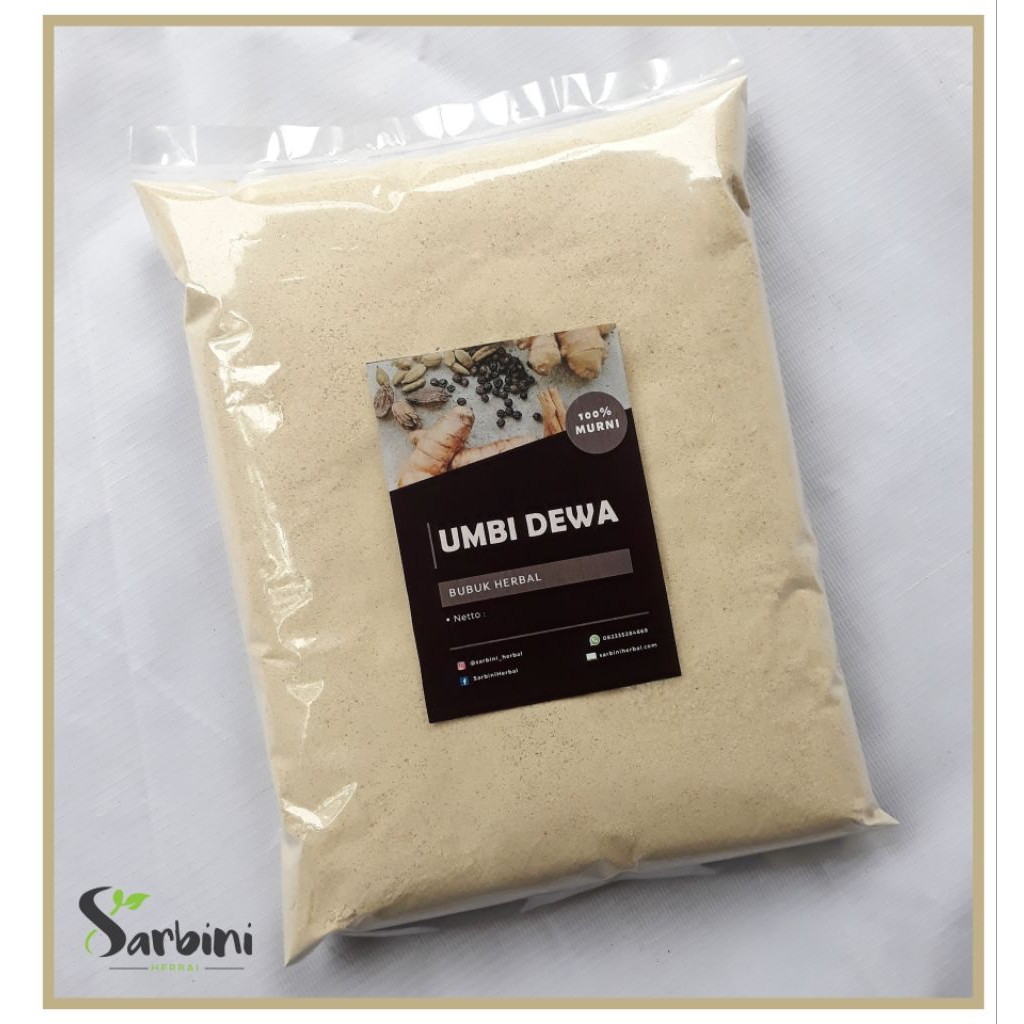 Umbi Dewa Bubuk / Serbuk Umbi Dewa Garansi Terjamin 100% Asli Murni / Simplisia Kering Umbi Dewa / B