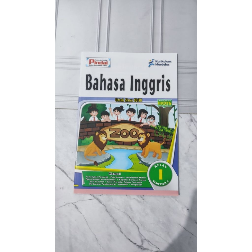 LKS PINDAI KELAS 1 SD SEMESTER  2 COVER LAMA CV.ARYA DUTA