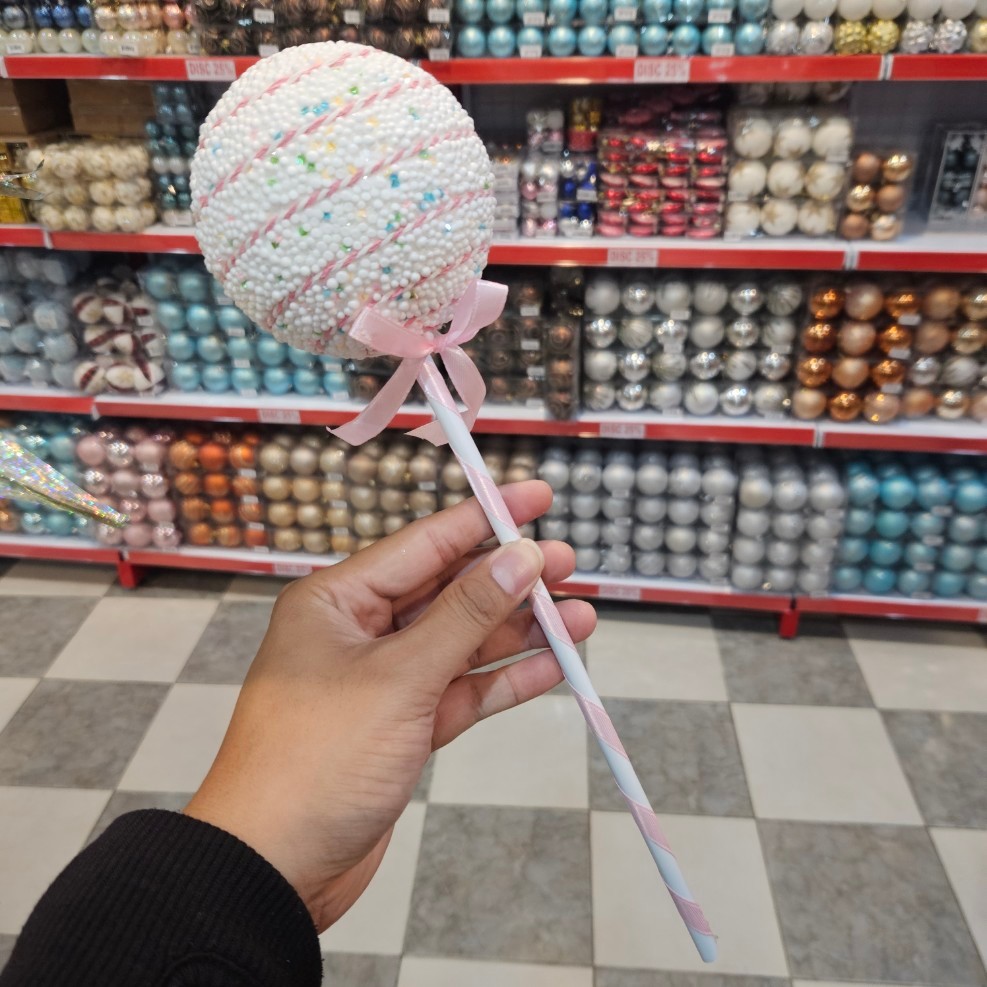 P24/97 Permen Bulat Natal Gabus Dekorasi Bubble Gum